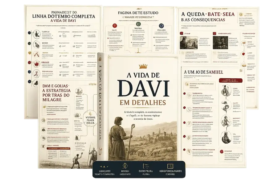 A Vida de Davi em Detalhes — Material Completo